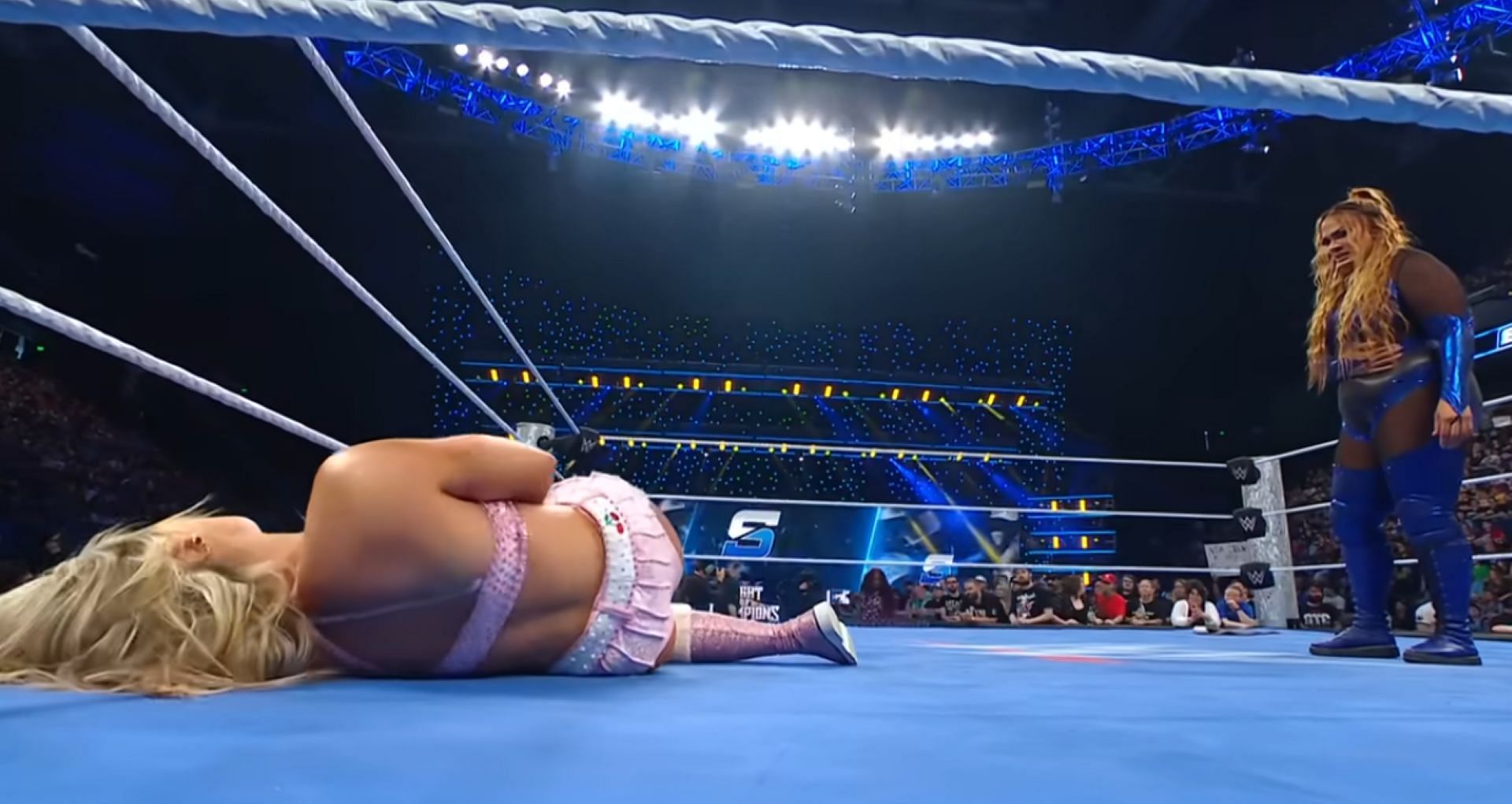 Nia Jax has never gotten over losing to Tiffany Stratton. (Image Credit: WWE on YouTube)